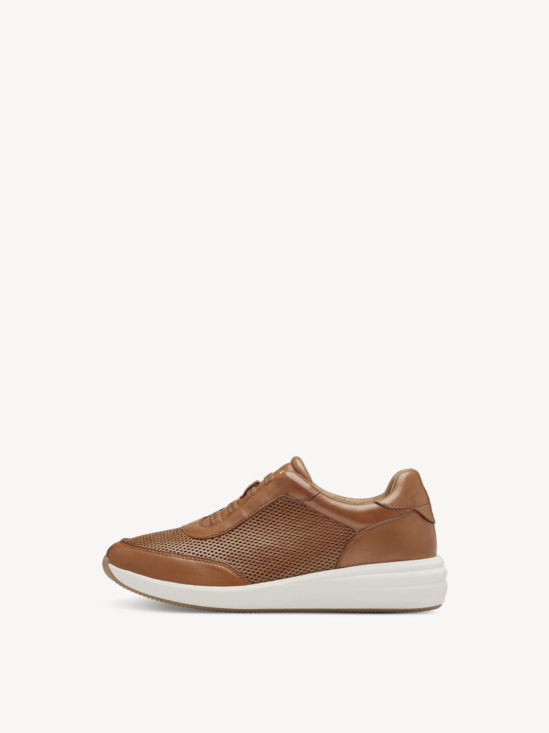 Leren Sneaker - bruin, cognac, hi-res
