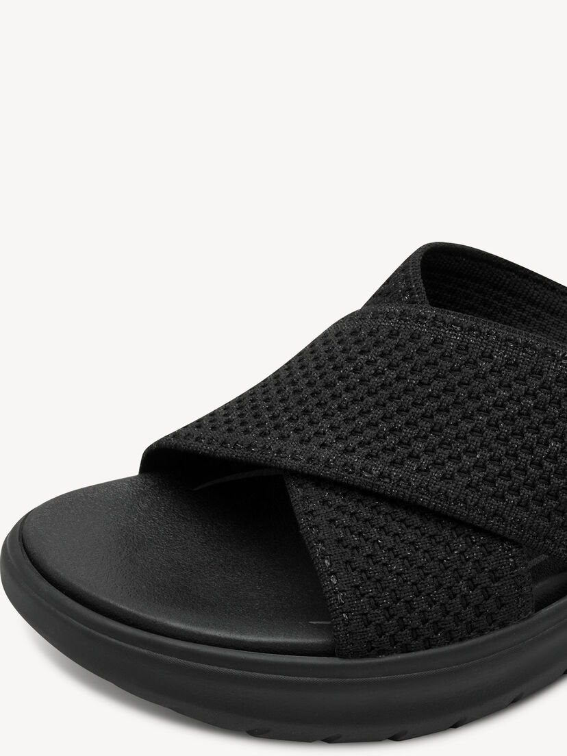 Slipper - zwart, BLACK UNI, hi-res