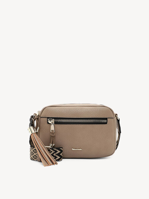 Satchel, taupe, hi-res