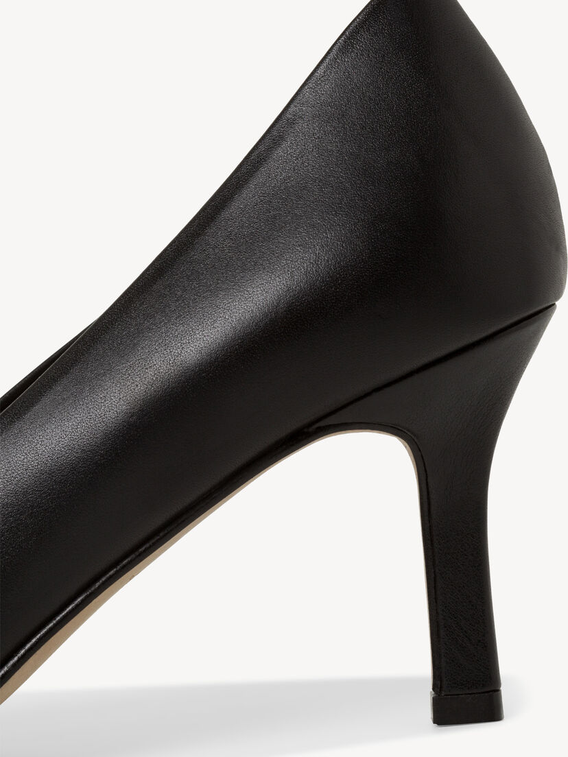 Pumps, BLACK LEATHER, hi-res