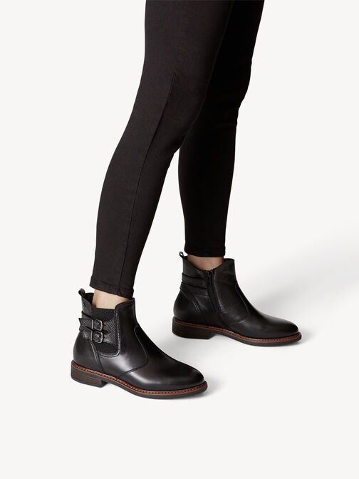 Tamaris : Bottines Chelsea Noires - Chauss Family