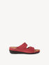 Leather Mule - red, RED, hi-res
