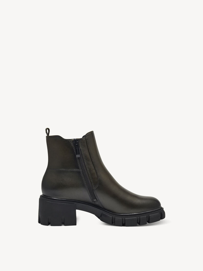 Leder Chelsea Boot - gr&uuml;n, OLIVE, hi-res