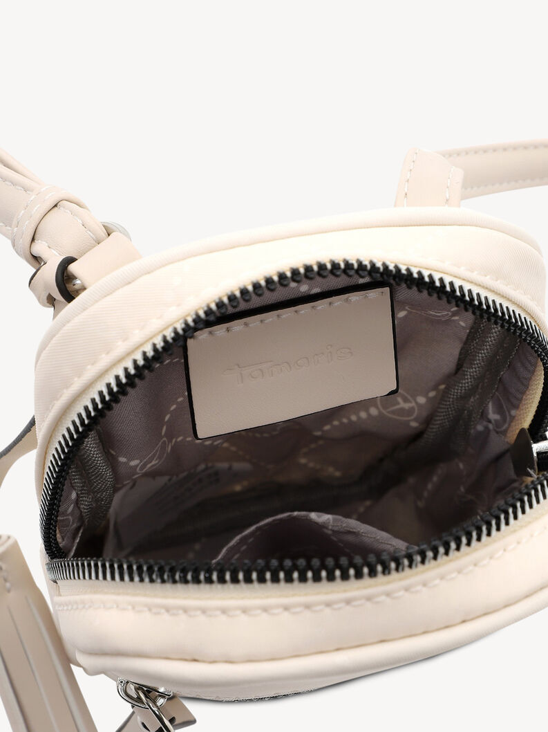 Cell phone case - beige, beige satin, hi-res