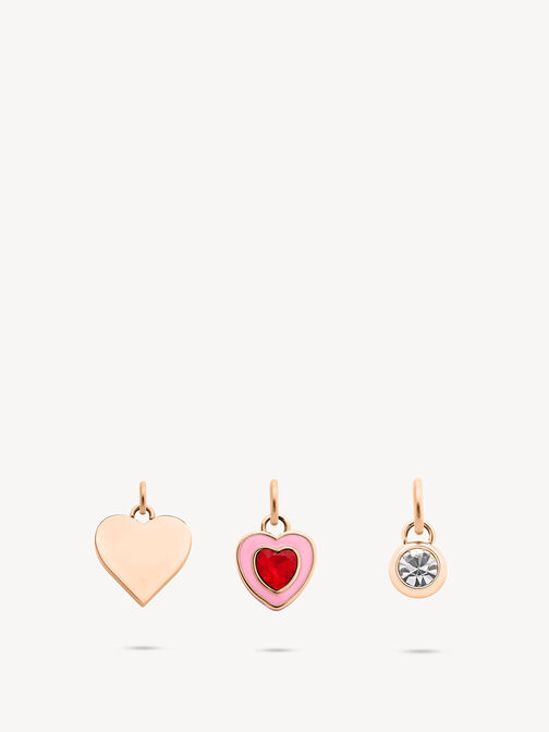 Charms Bundle, roségold, hi-res
