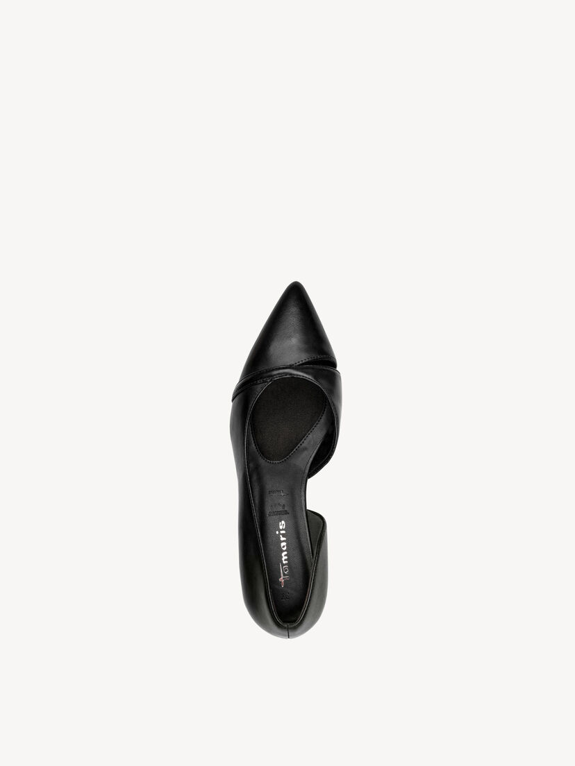 Pumps - zwart, BLACK LEATHER, hi-res