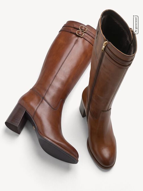Boots, cognac, hi-res