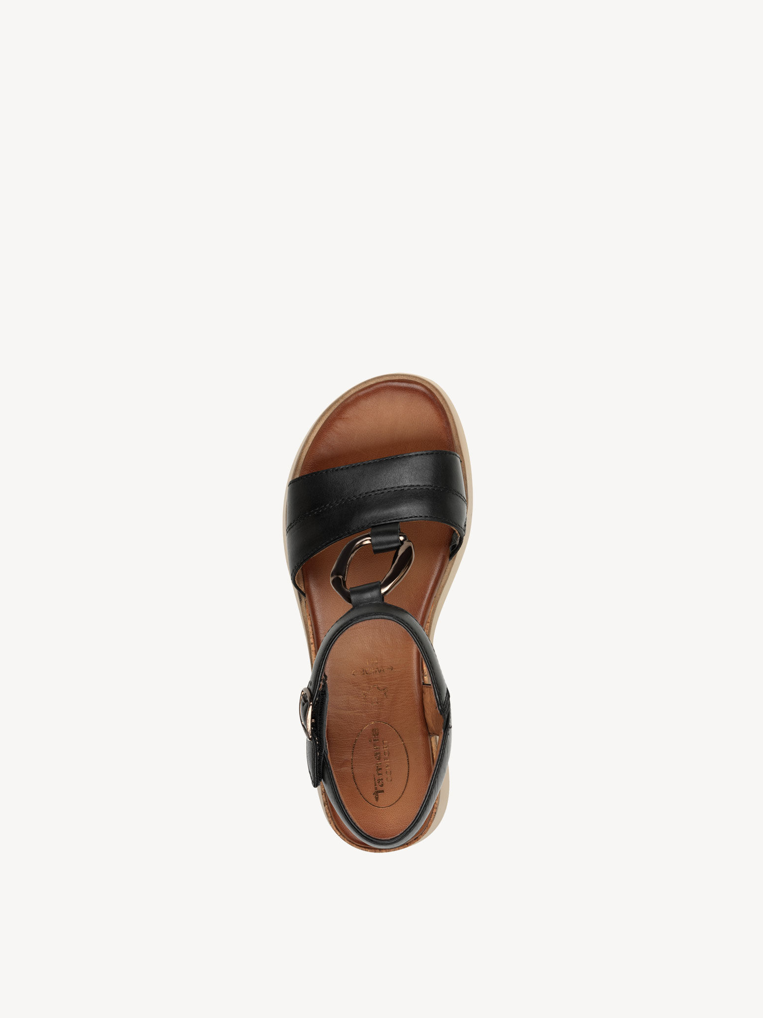 Leather Heeled sandal - black 8-88718-44-001: Buy Tamaris Sandals