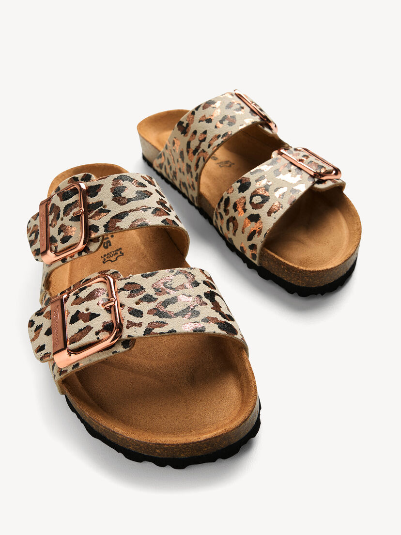 Slipper - beige, BEIGE/LEOPARD, hi-res