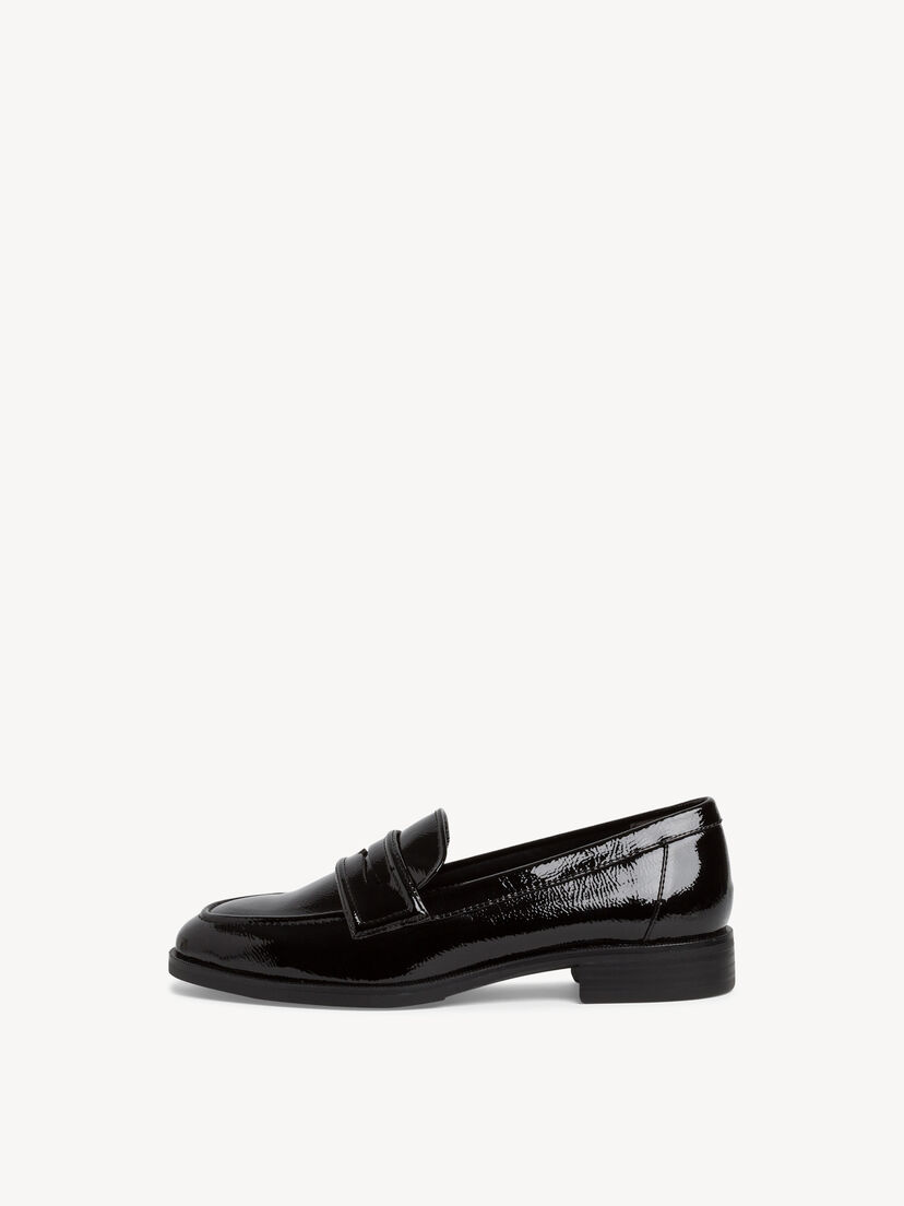 Instappers - zwart, BLACK PATENT, hi-res