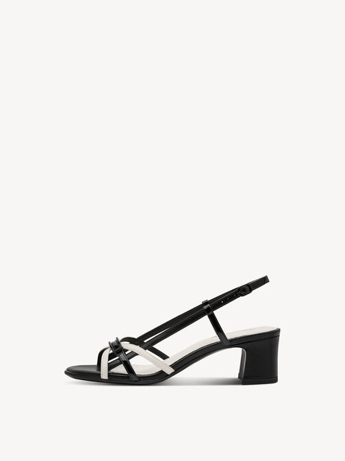 Heeled sandal, BLACK COMB, hi-res