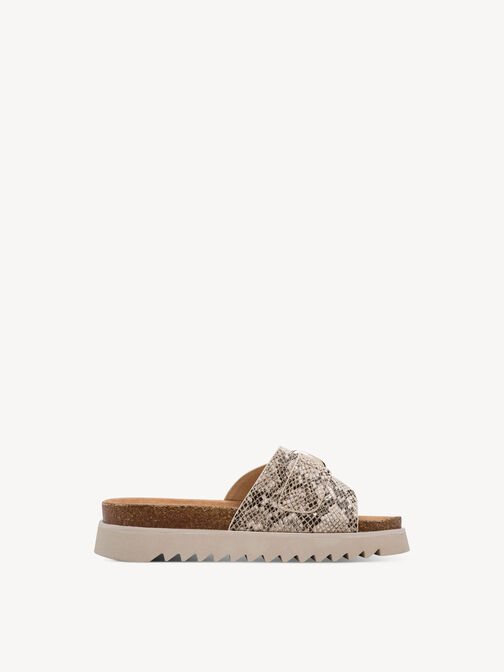 Pantolette, BEIGE SNAKE, hi-res