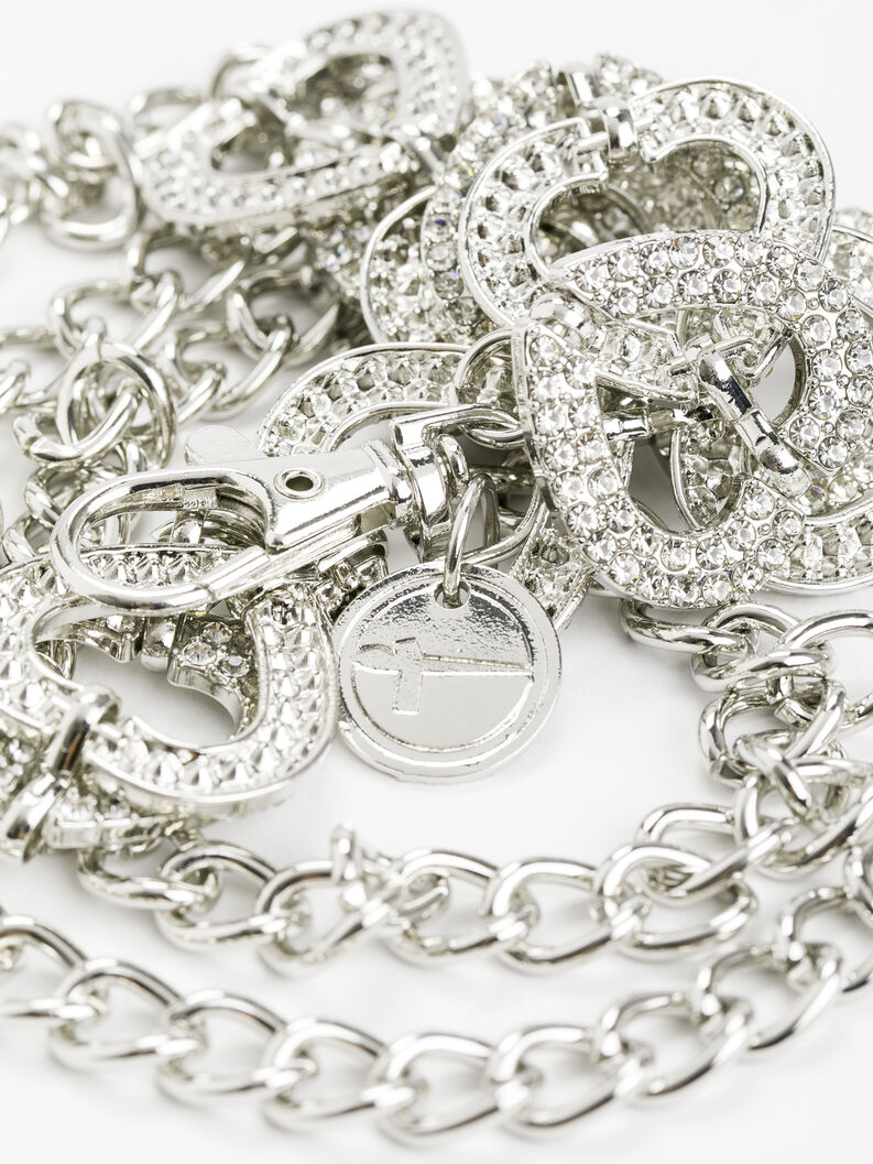 Gürtel - silber, Silber glänzend, hi-res