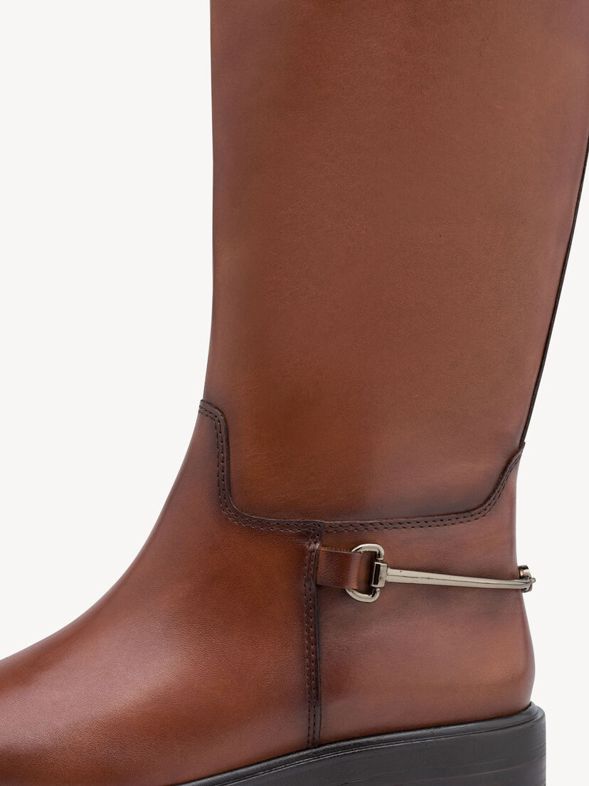 Leren Laarzen - bruin, cognac, hi-res