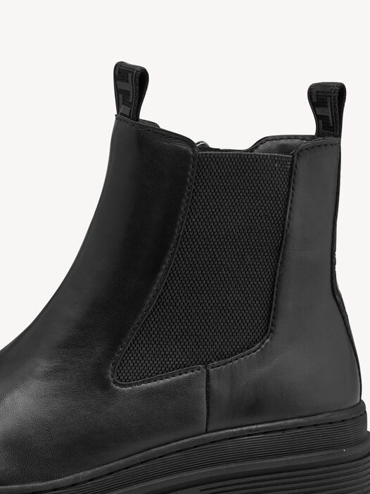 Chelseaboot, BLACK LEATHER, hi-res