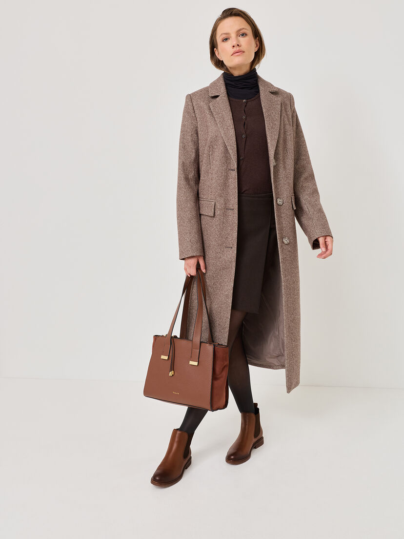 Leren Chelseaboot - bruin, NUT LEATHER, hi-res