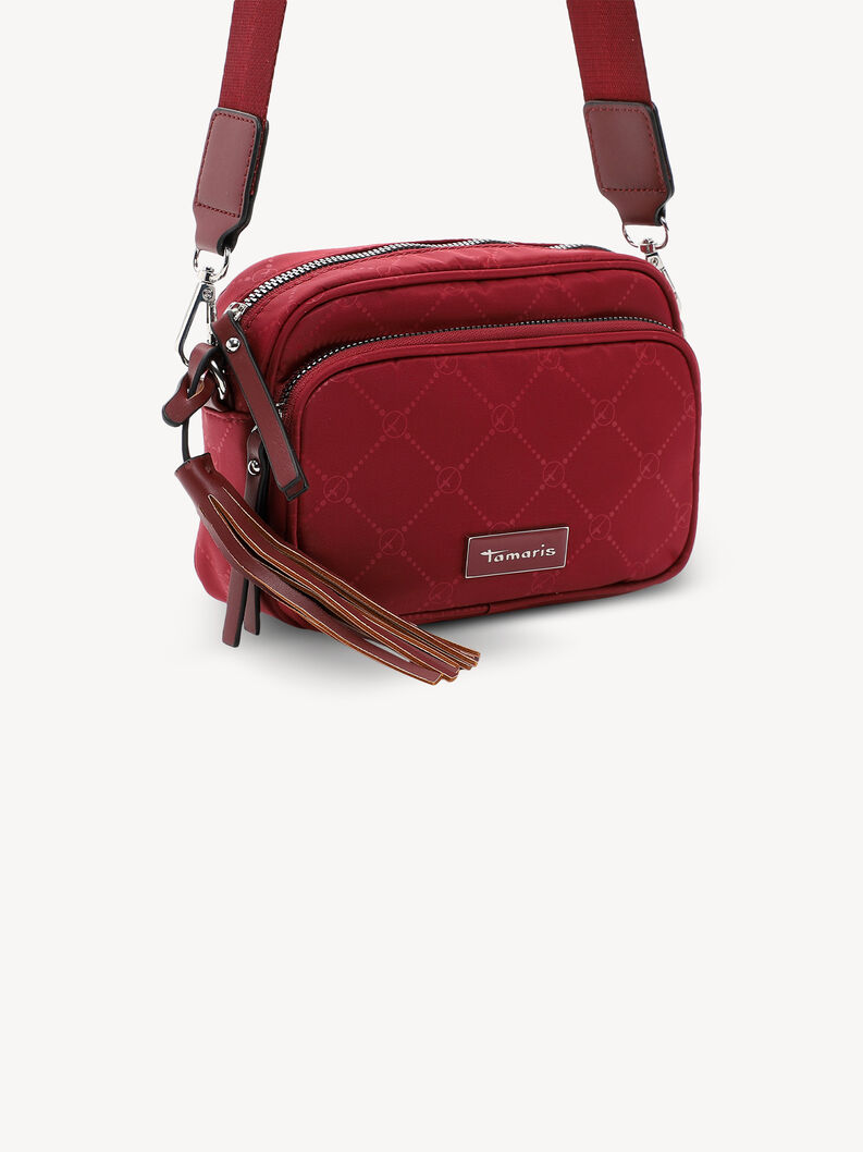Borsa a tracolla - rosso, wine, hi-res