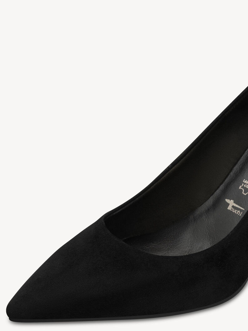 Escarpin en cuir - noir, BLACK COMB, hi-res