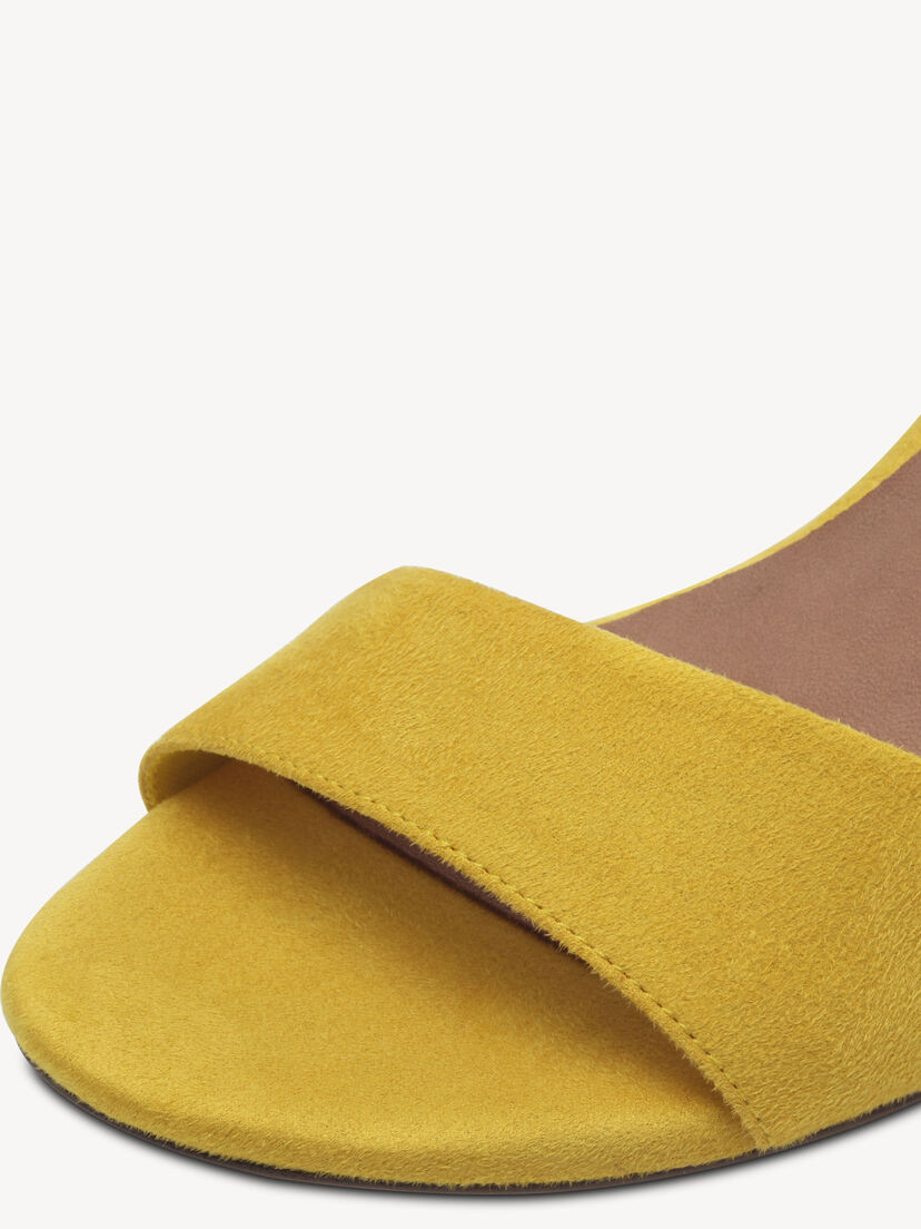 Sandaaltje - geel, YELLOW, hi-res