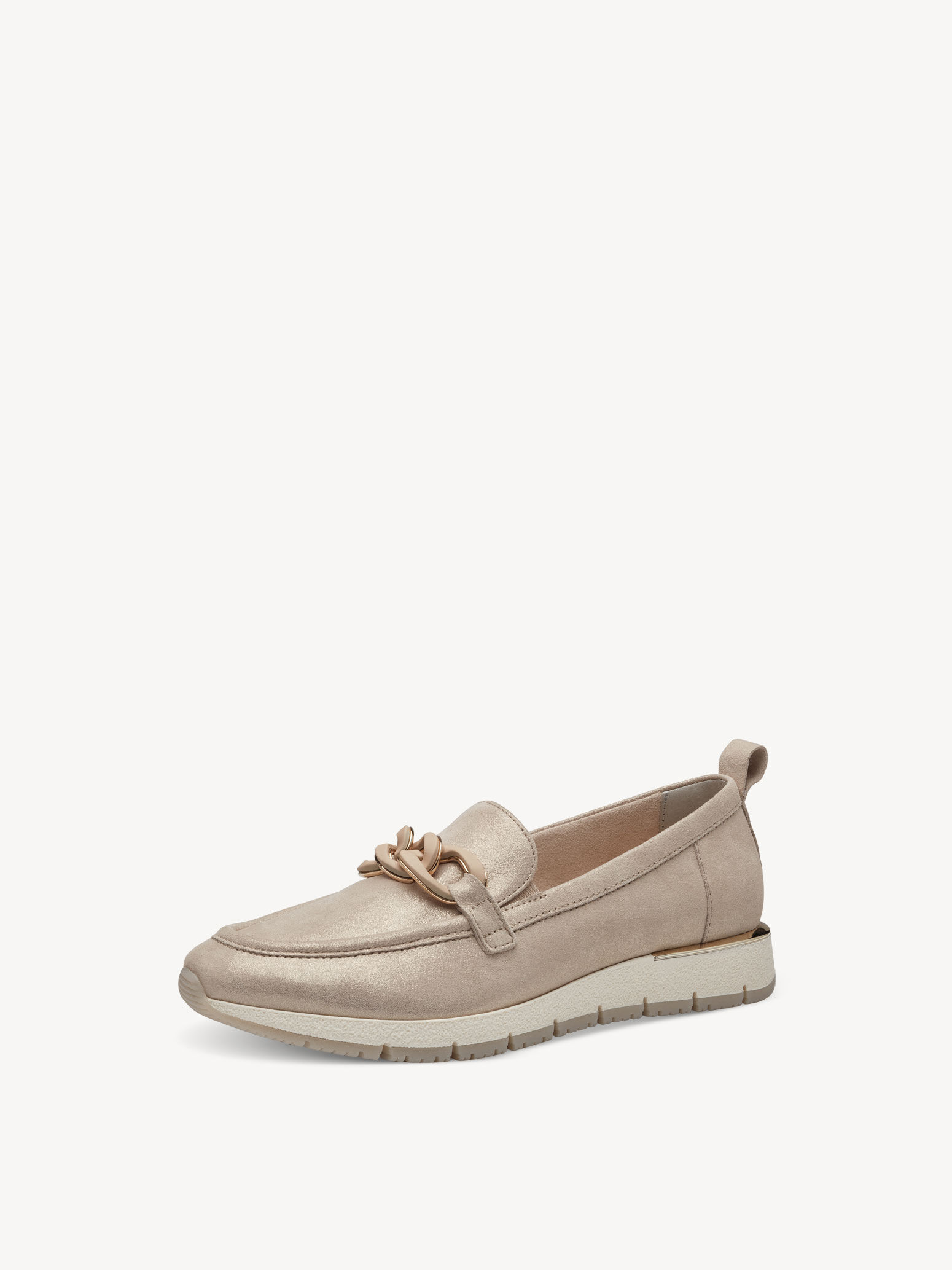 Lederslipper - beige 1-24711-42-179: Tamaris Halbschuhe | Slipper 