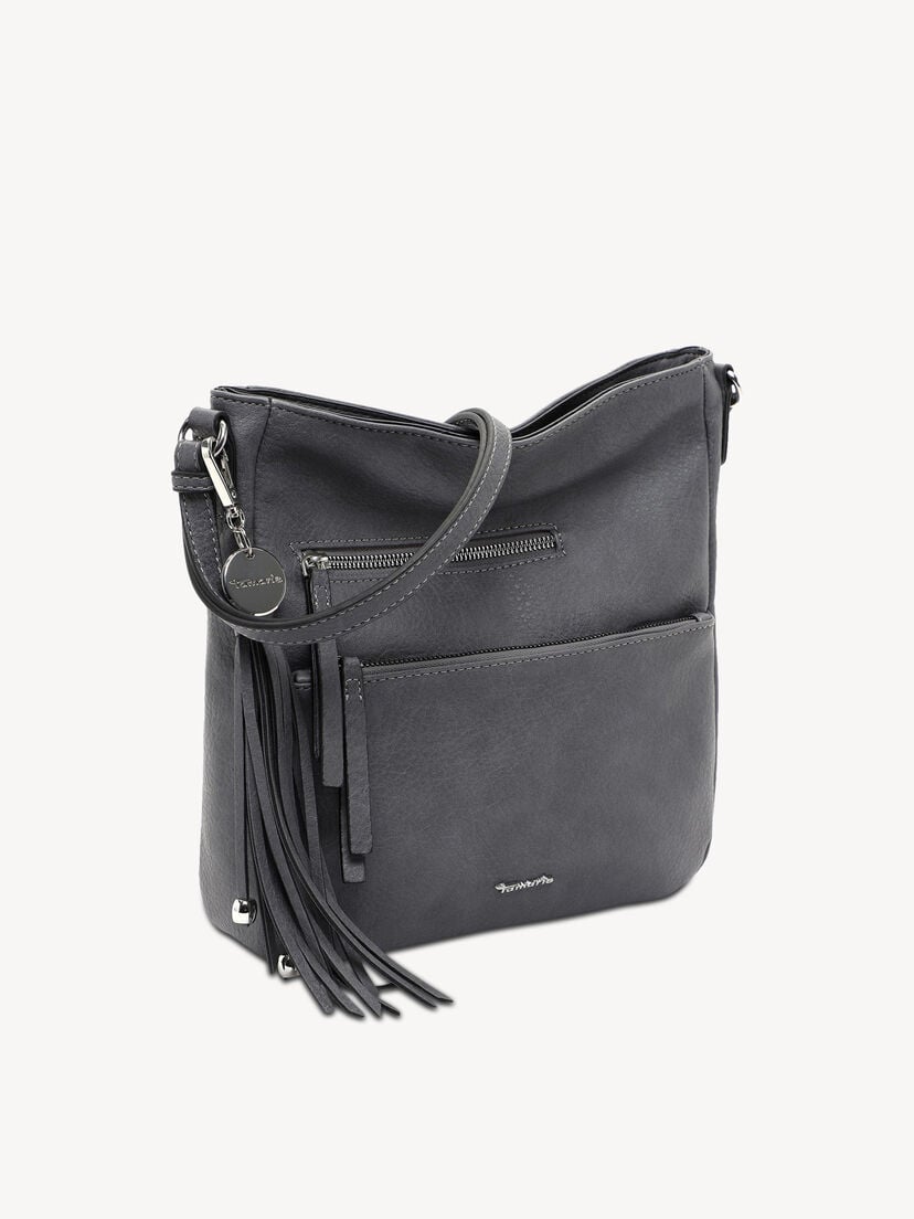 Handtas - grijs, grey, hi-res