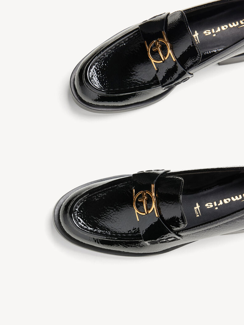 Slipper, BLACK PATENT, hi-res