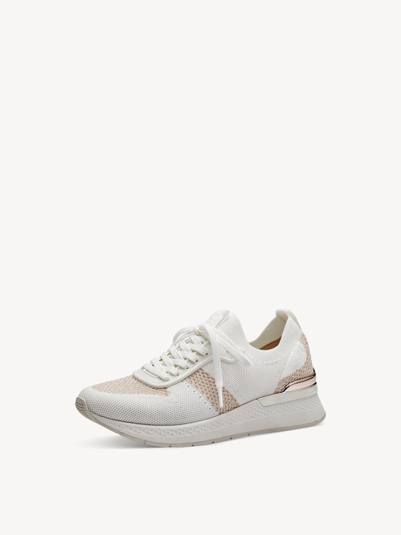 Sneaker - hvid, WHT/ROSE GOLD, hi-res