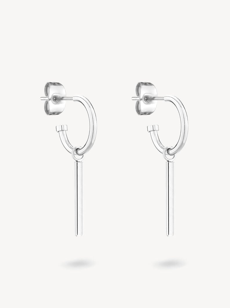 Creole earring - silver, silber, hi-res