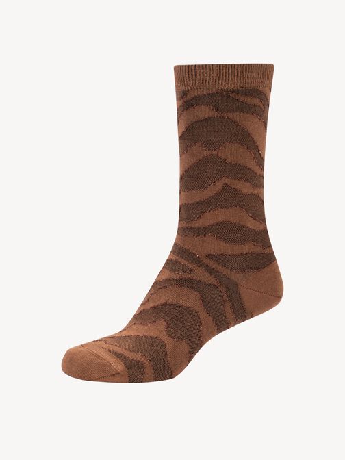Socks, cognac, hi-res