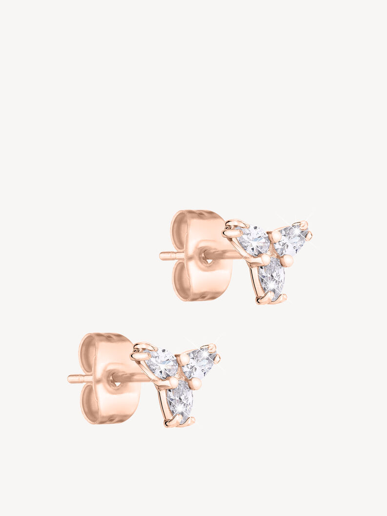 Kolczyki - r&oacute;żowe złoto, r&oacute;żowozłoty, hi-res