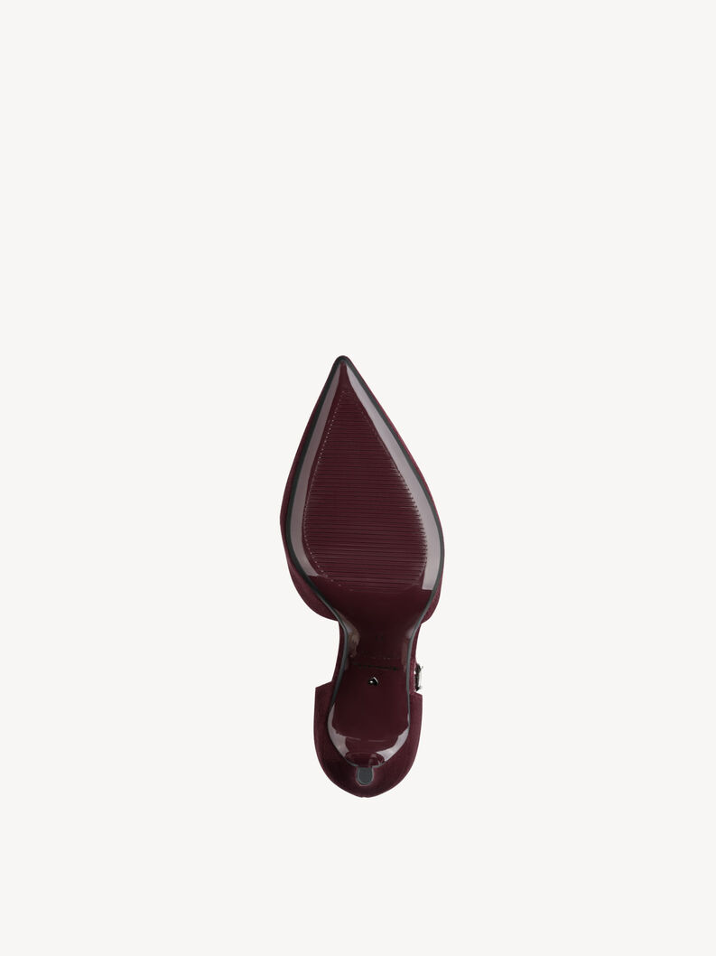 Escarpin - rouge, MERLOT, hi-res