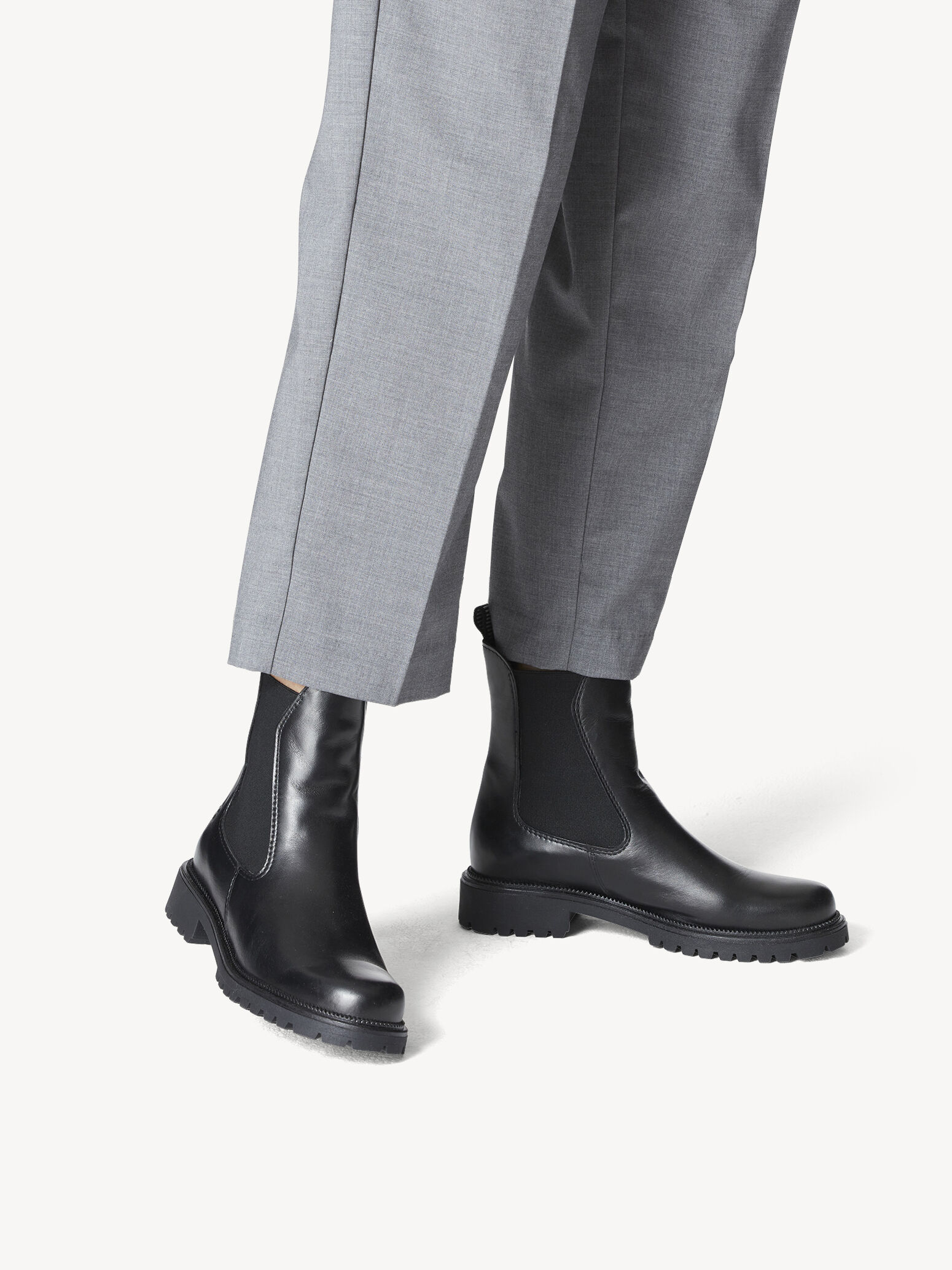 Leren Chelseaboot 1-1-25427-29: Tamaris Enkellaarsjes online kopen!