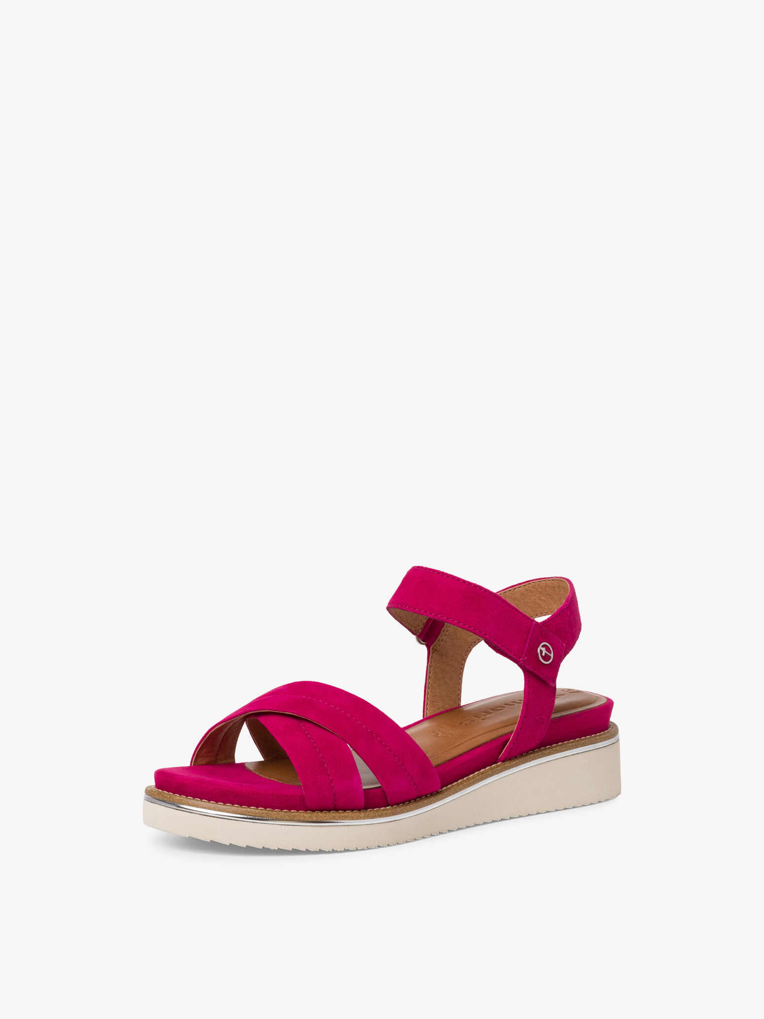 Leather Heeled sandal - pink Buy Tamaris online!