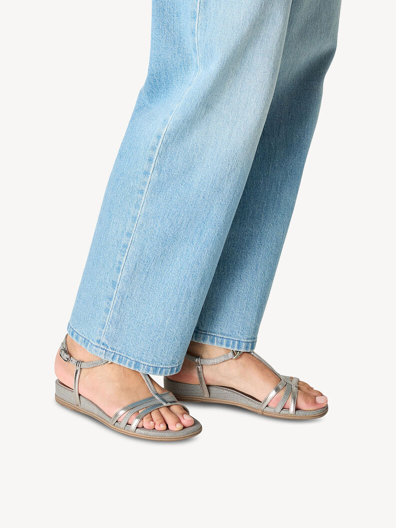 Sandale - metallic, PLATINUM COMB, hi-res