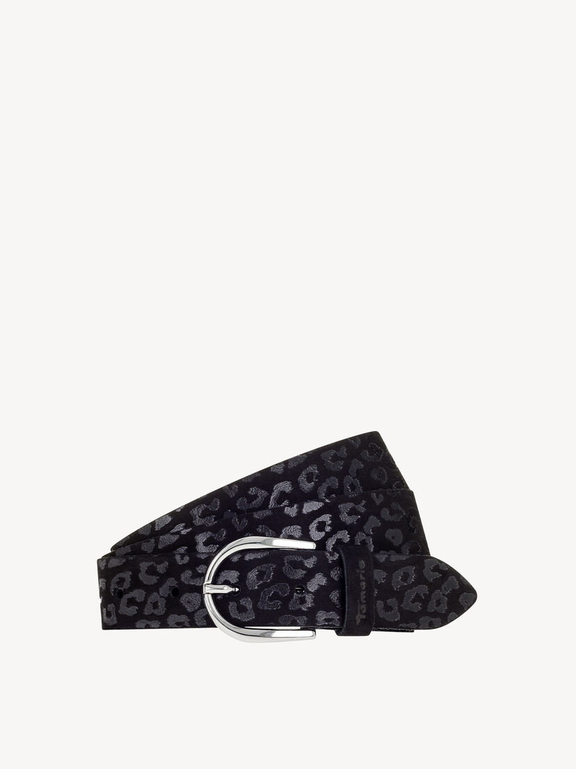 Leren Riem - zwart, zwart, hi-res