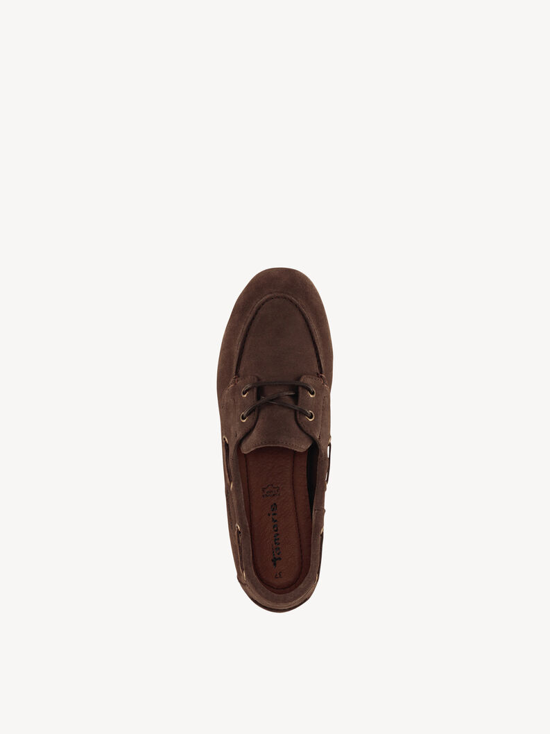 Leather Moccasin - brown, 304, hi-res