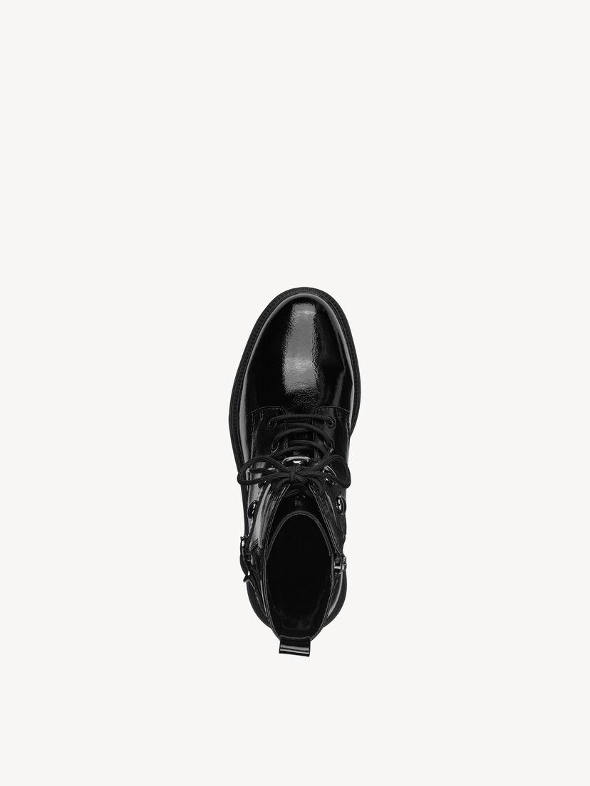 Enkellaarsje - zwart, BLACK PATENT, hi-res