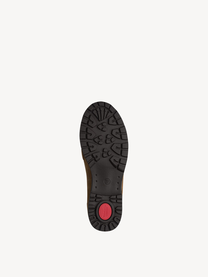 Leather Slipper - brown, CAMEL SUEDE, hi-res