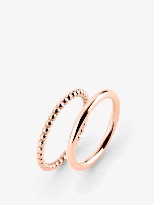 Set anello, Oro rosa, hi-res