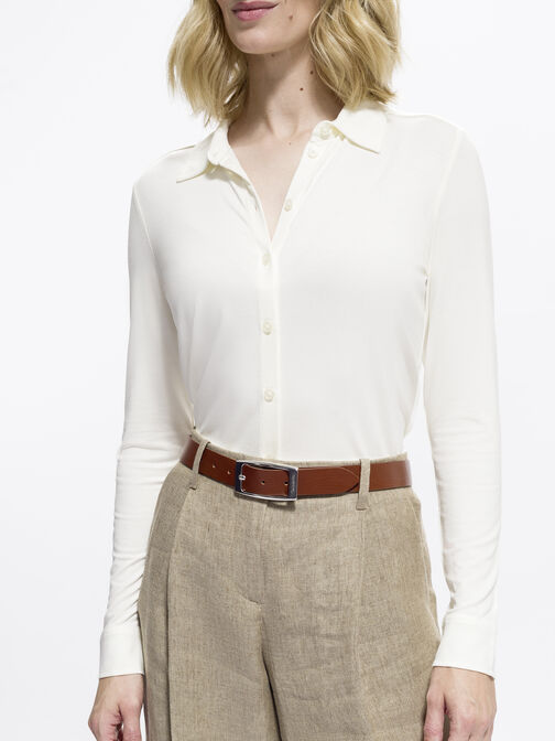 Ledergürtel, cognac, hi-res