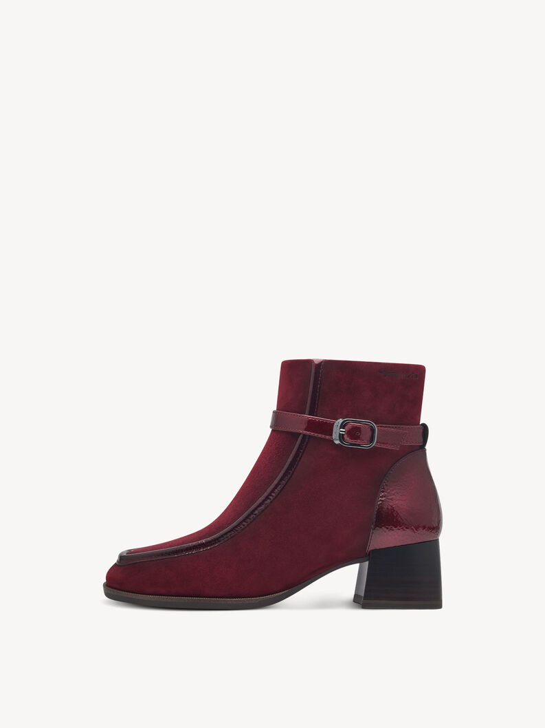 Stiefelette - rot, MERLOT, hi-res