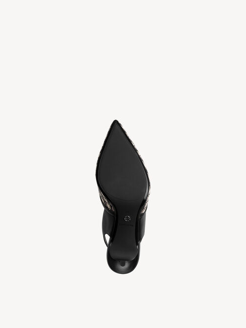 escarpin, BLACK COMB, hi-res
