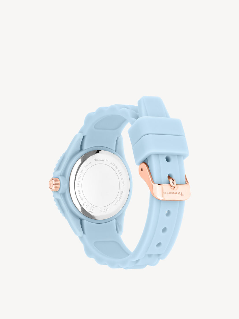 Horloge - blauw, hellblau, hi-res