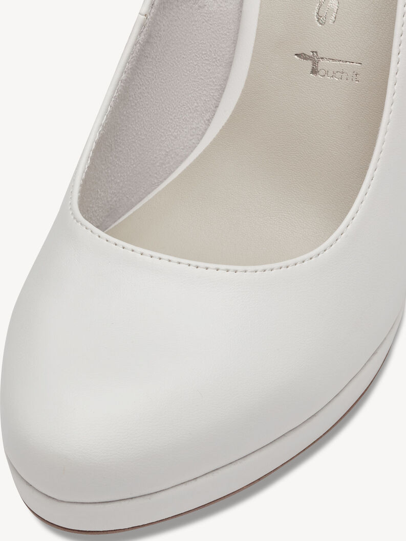 Escarpin - blanc, WHITE MATT, hi-res