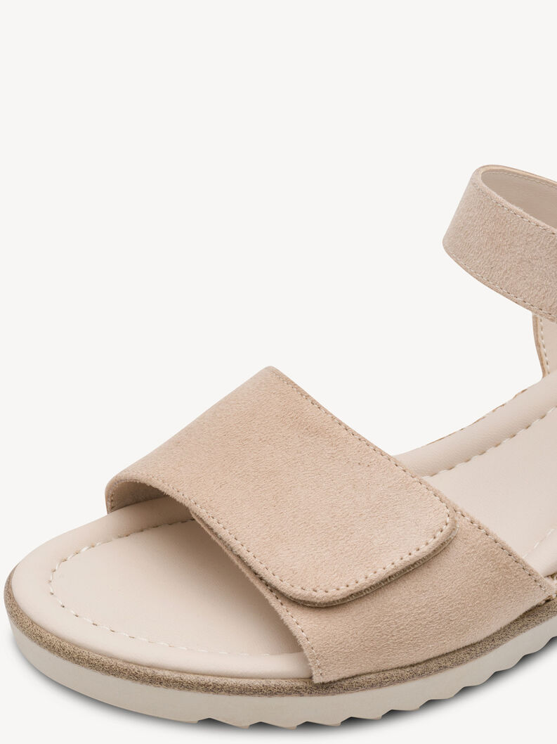 Heeled sandal, NUDE, hi-res