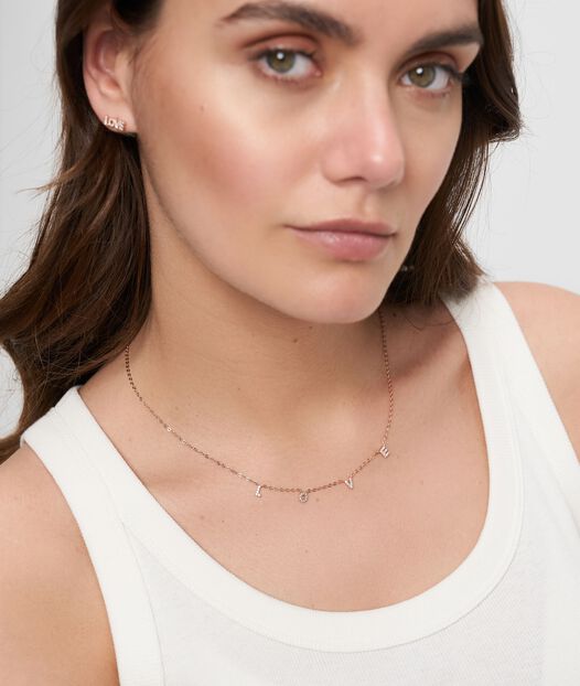 Halskettinge, roségold, hi-res