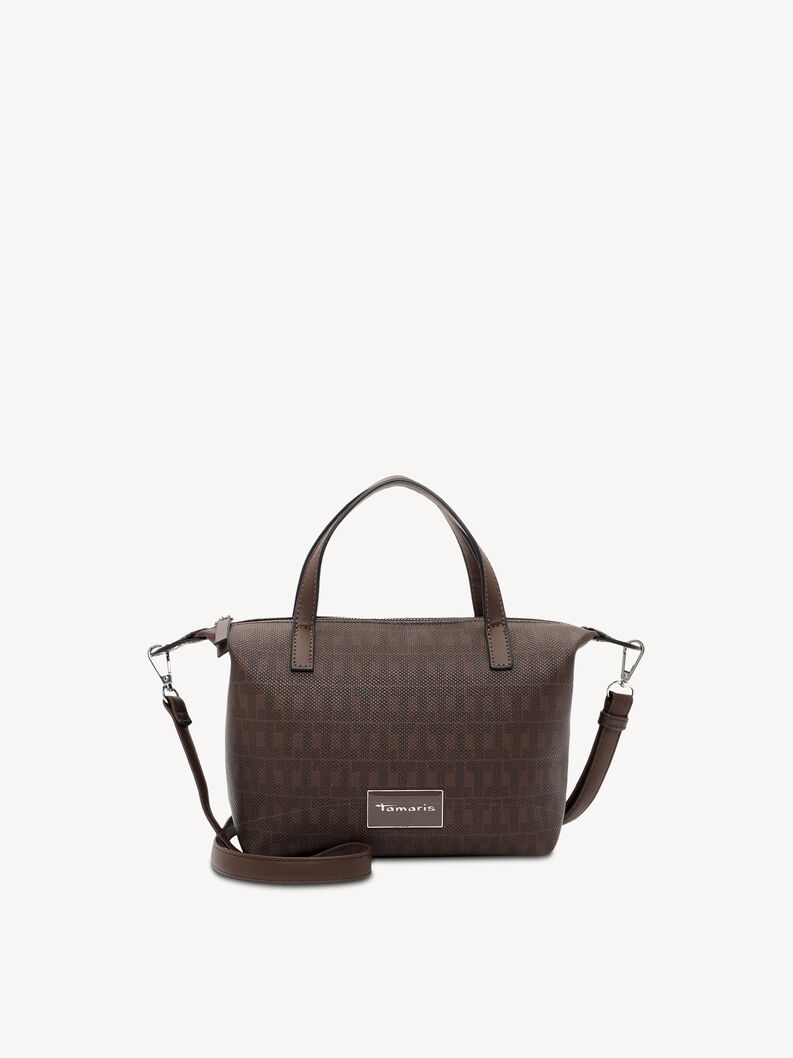 Shopping bag - brown, brown, hi-res