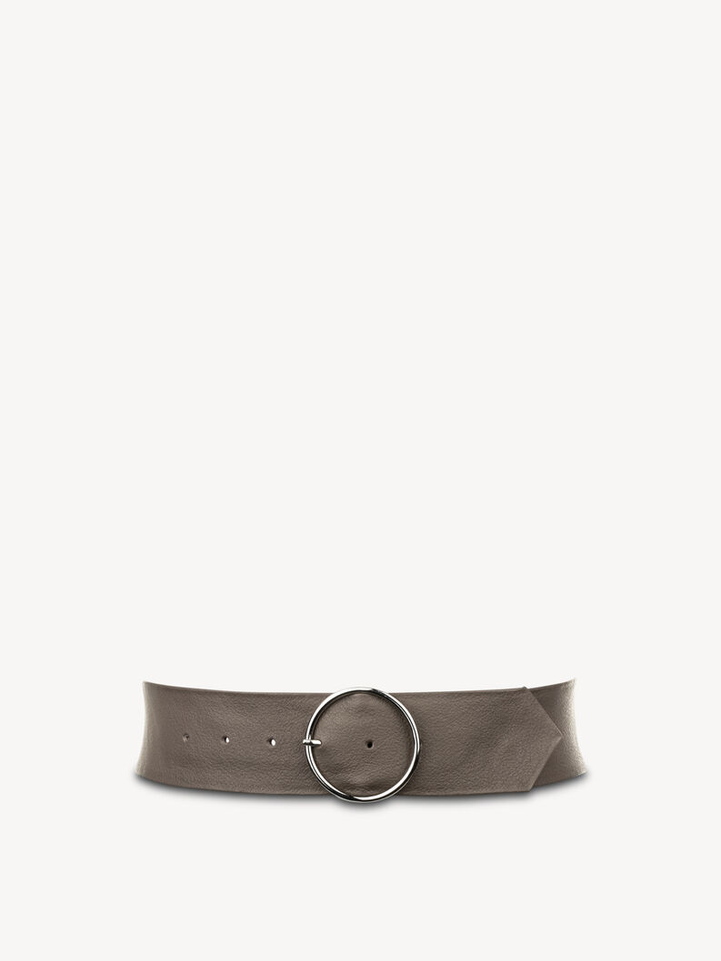 Leather Waist belt - brown, taupe, hi-res