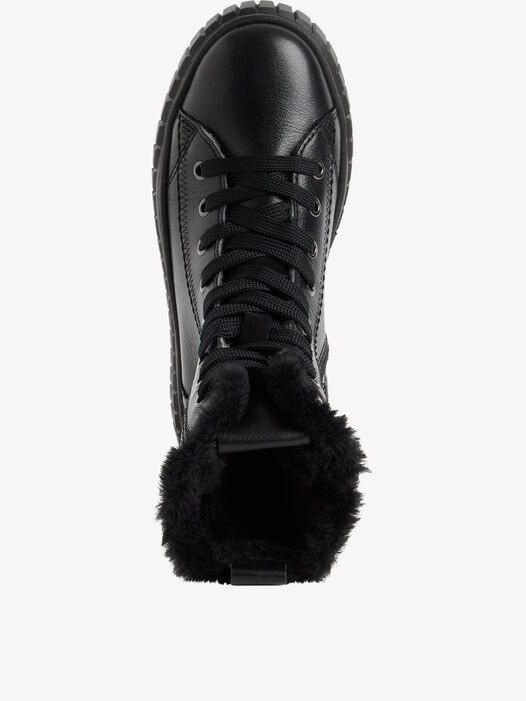 Enkellaarsje, BLACK LEATHER, hi-res