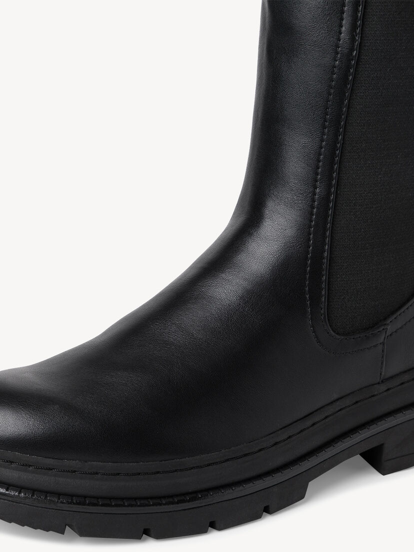 Chelseaboot - zwart, BLACK, hi-res